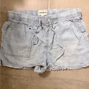 For The Republic Light Blue Women's Shorts